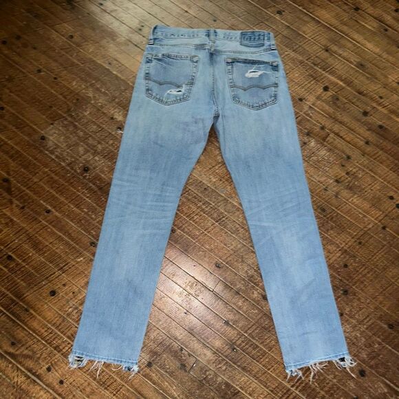 American Eagle distressed destroyed slim normcore 29x30 jeans - Picture 3 of 3